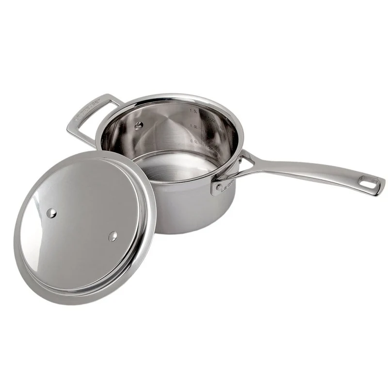 Batería 5 piezas de acero inoxidable Le Creuset