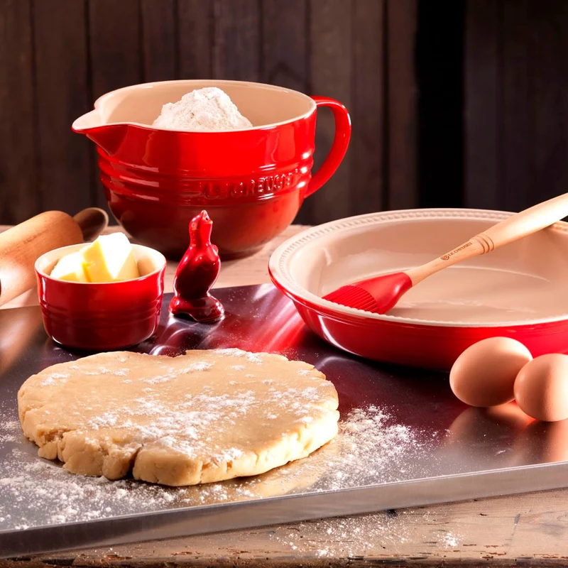 Bol cerámico con asa y pico vertedor de Le Creuset