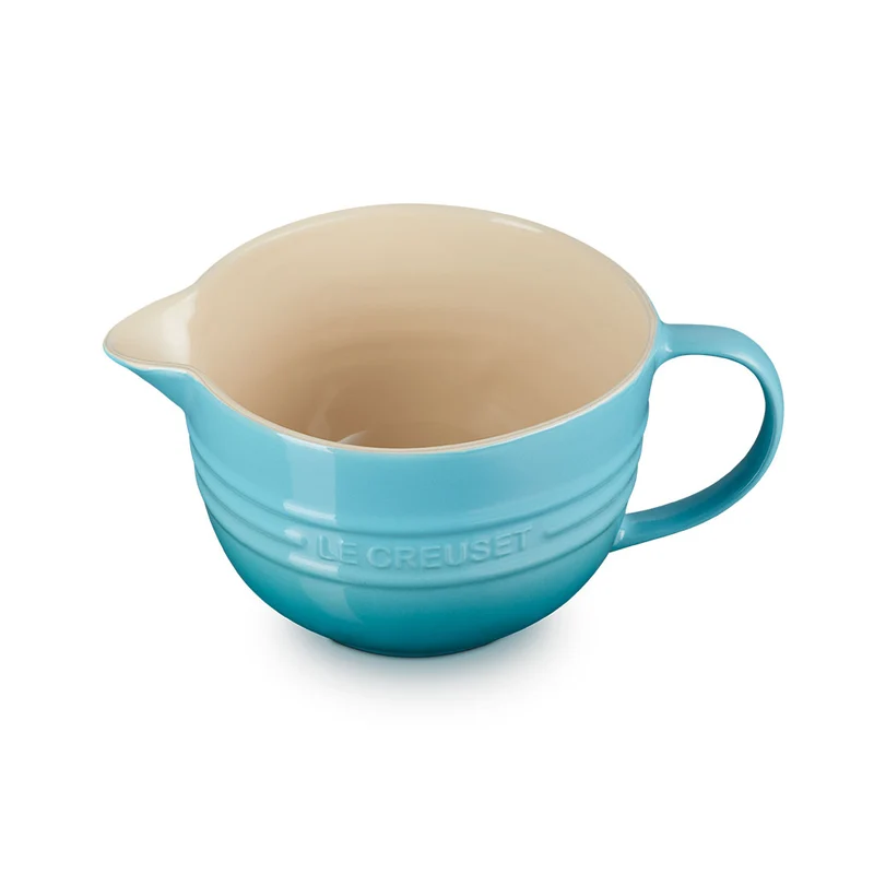 Bol cerámico con asa y pico vertedor de Le Creuset