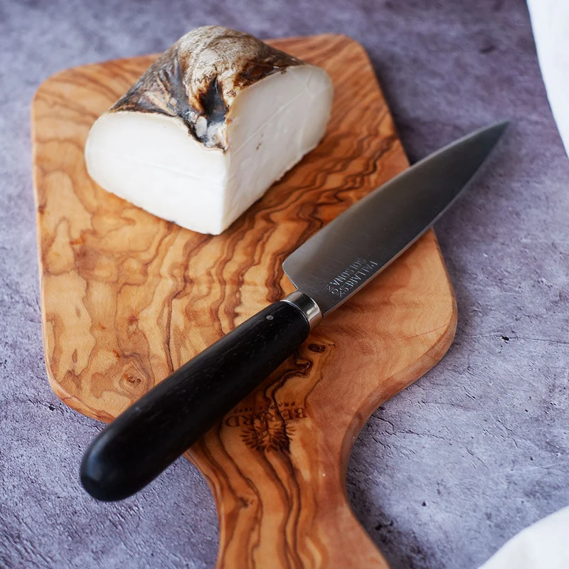 Cuchillo de cocina con mango redondeado de Ébano Pallarès