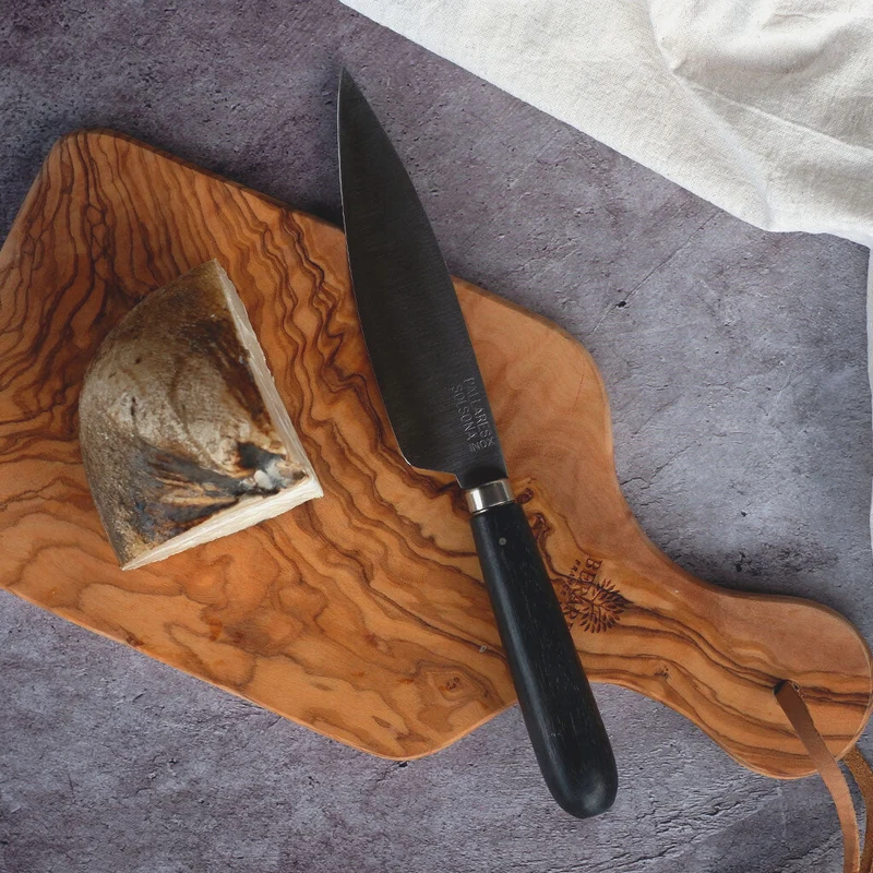 Cuchillo de cocina con mango redondeado de Ébano Pallarès