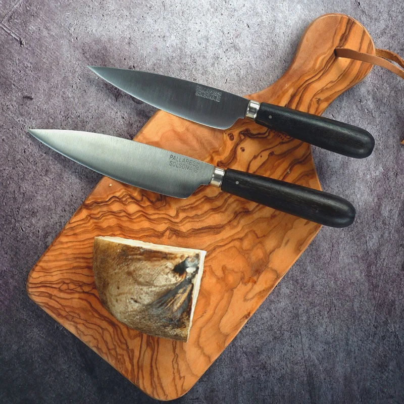 Cuchillo de cocina con mango redondeado de Ébano Pallarès