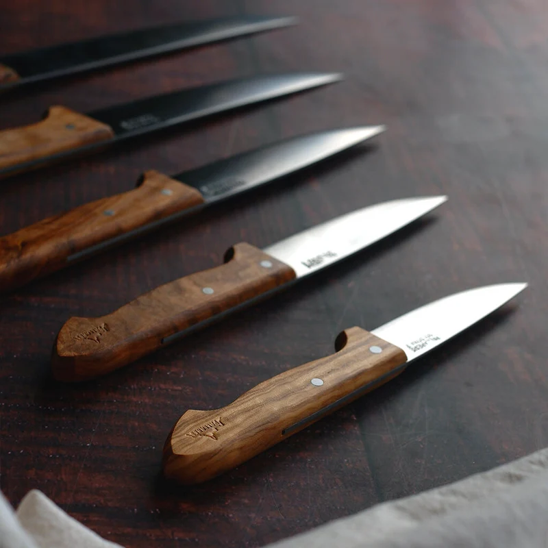 Cuchillos de cocina con mango de olivo Pallarès