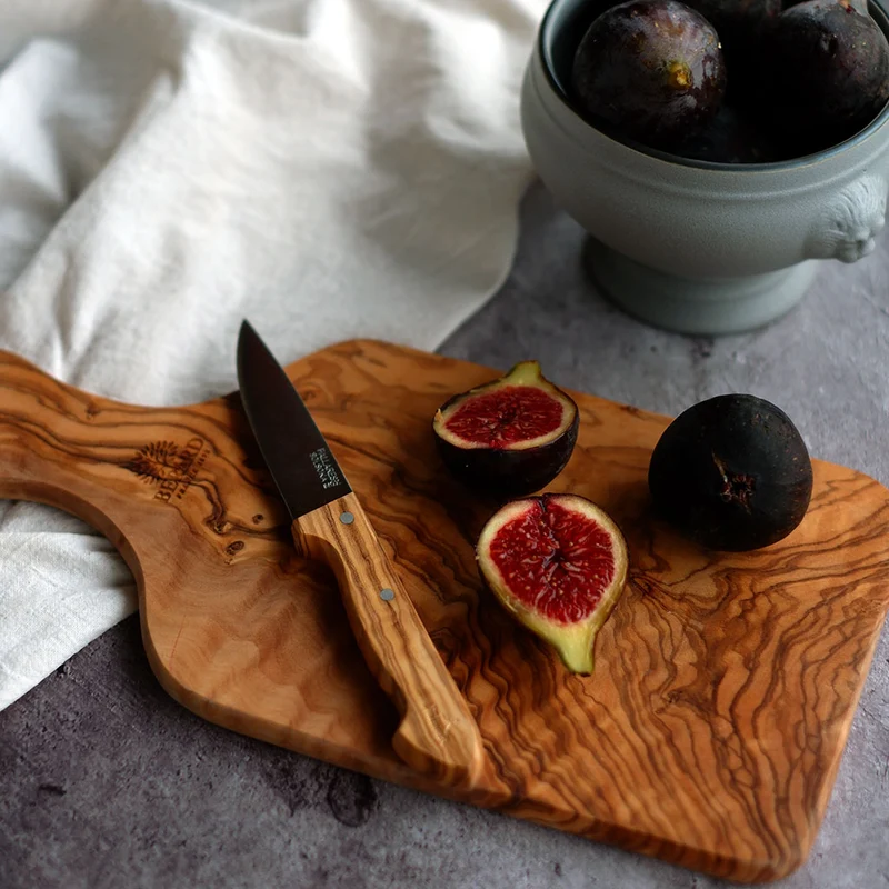 Cuchillos de cocina con mango de olivo Pallarès