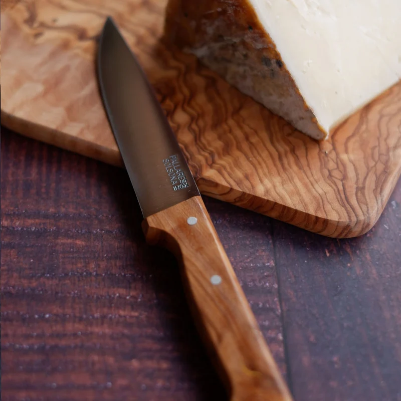 Cuchillos de cocina con mango de olivo Pallarès