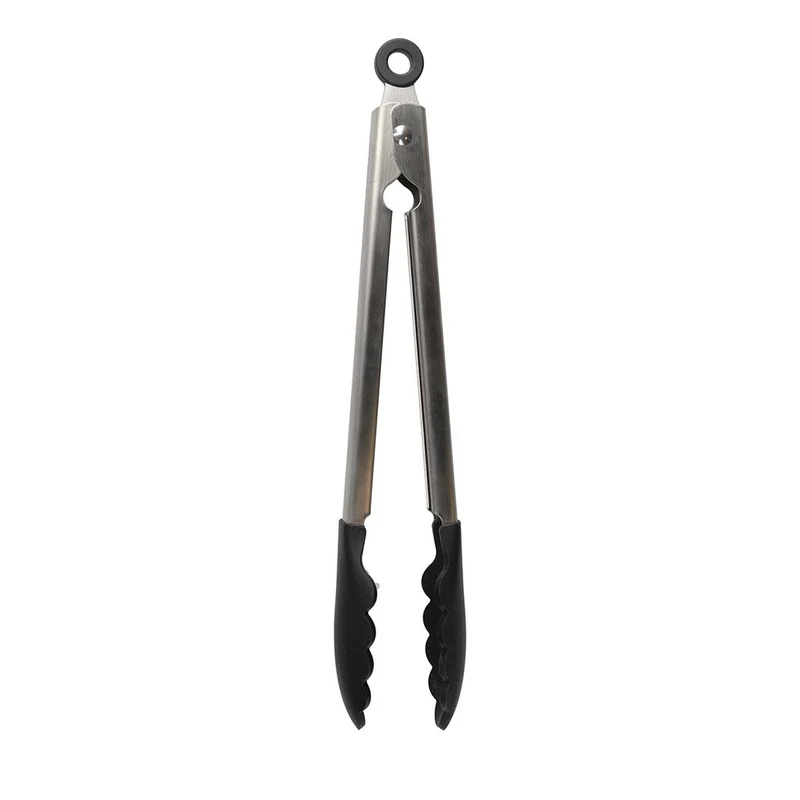 Pinzas de silicona negras KitchenAid