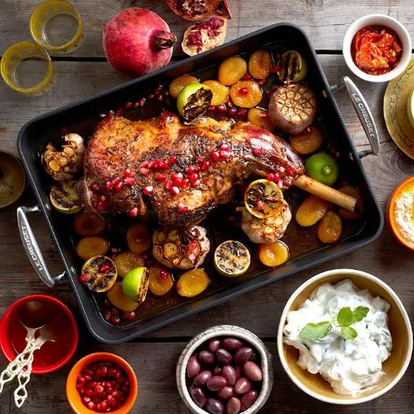 Bandeja asadora antiadherente Le Creuset (fuego y horno)
