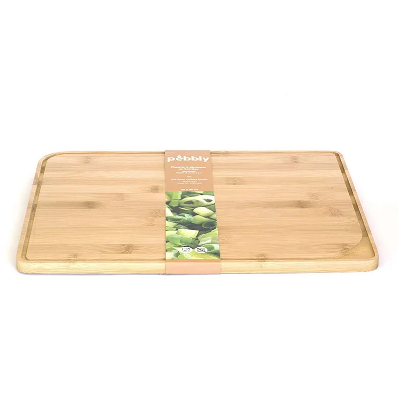 Tabla de bambú de Pebbly
