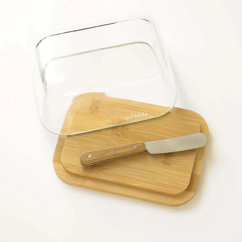 Set mantequillera y cuchillo de Pebbly