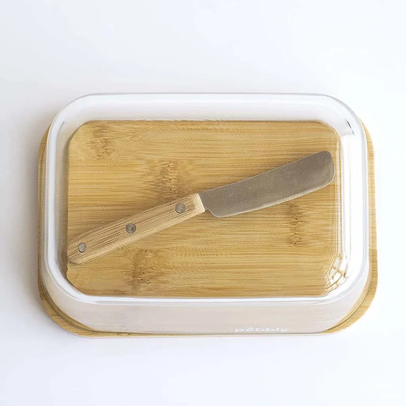 Set mantequillera y cuchillo de Pebbly