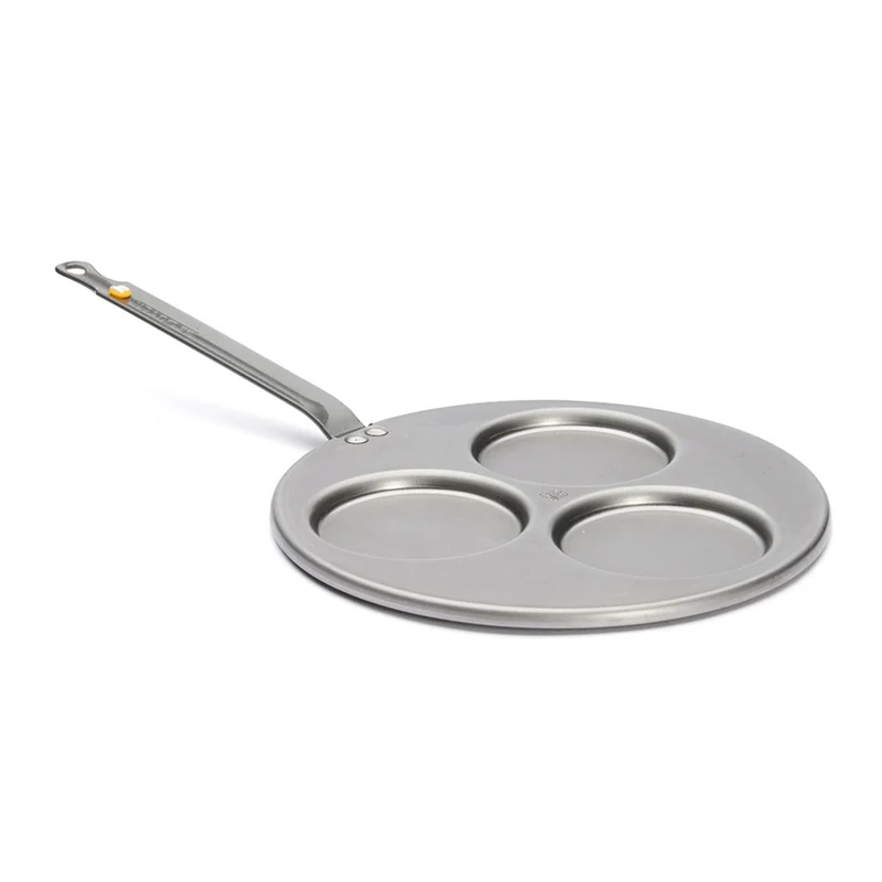 Sartén para 3 blinis hierro Mineral B De Buyer