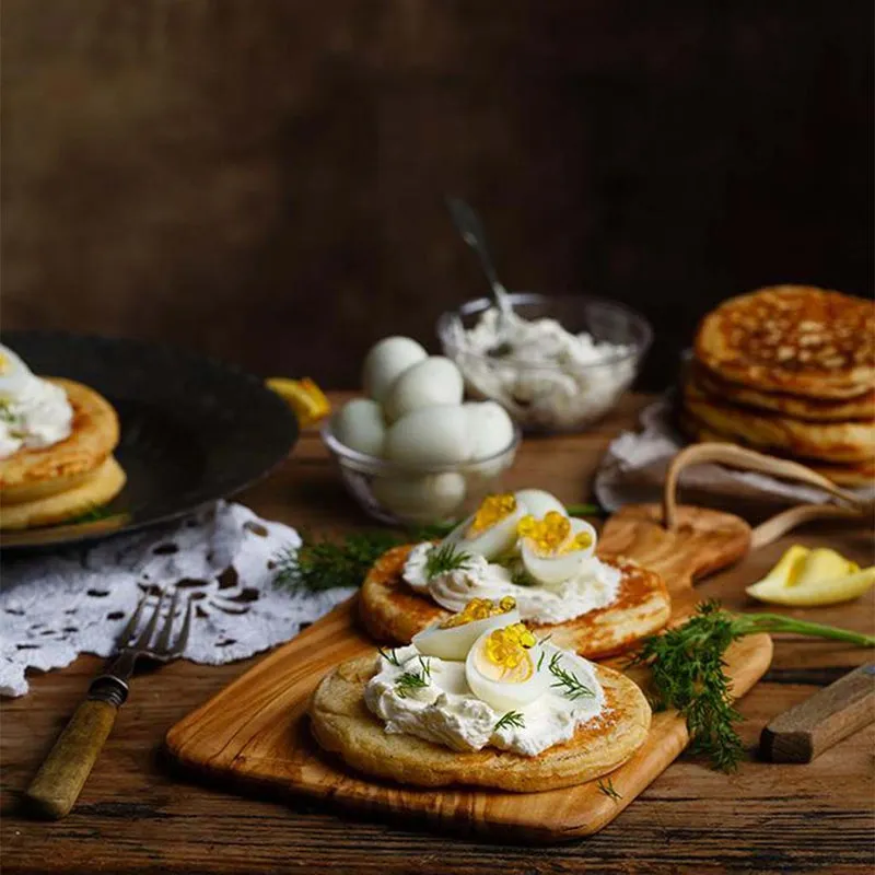 Sartén para 3 blinis hierro Mineral B De Buyer