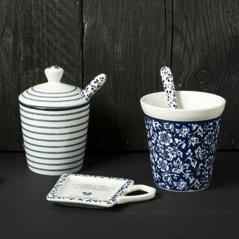 Set de 4 cucharillas Floris Laura Ashley