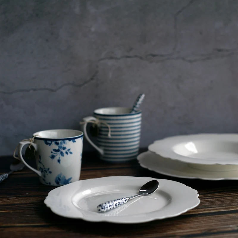 Set de 4 cucharillas Floris Laura Ashley