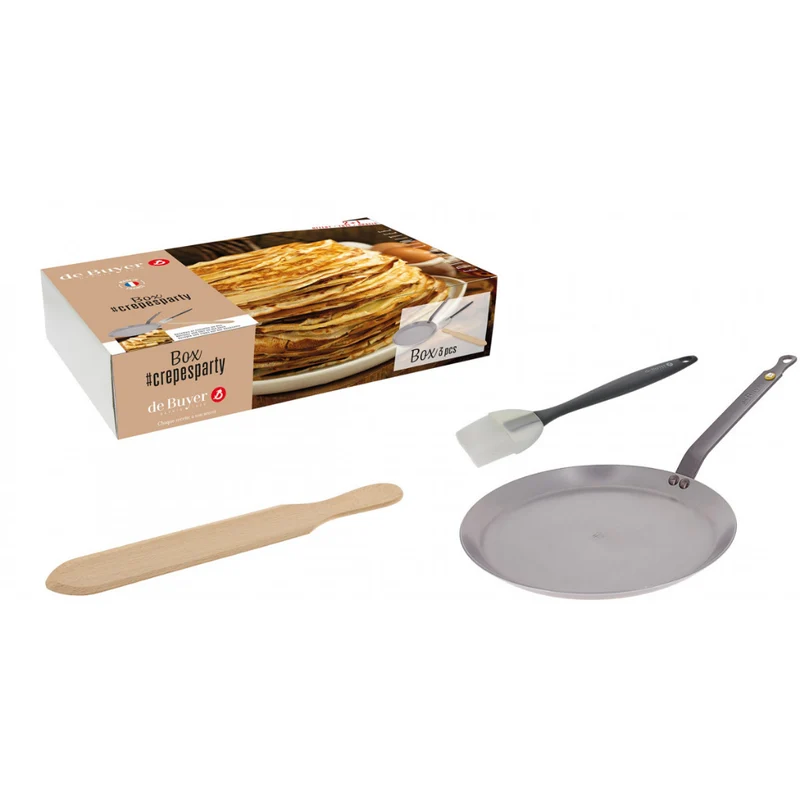 Conjunto crepera de hierro Mineral B De Buyer