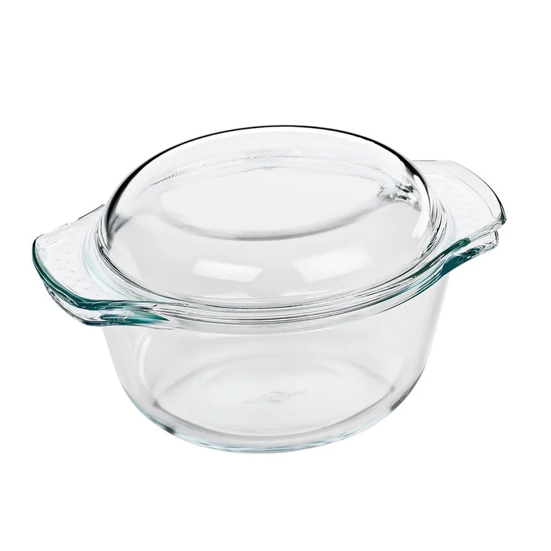 Bol de cristal con tapa Küchenprofi