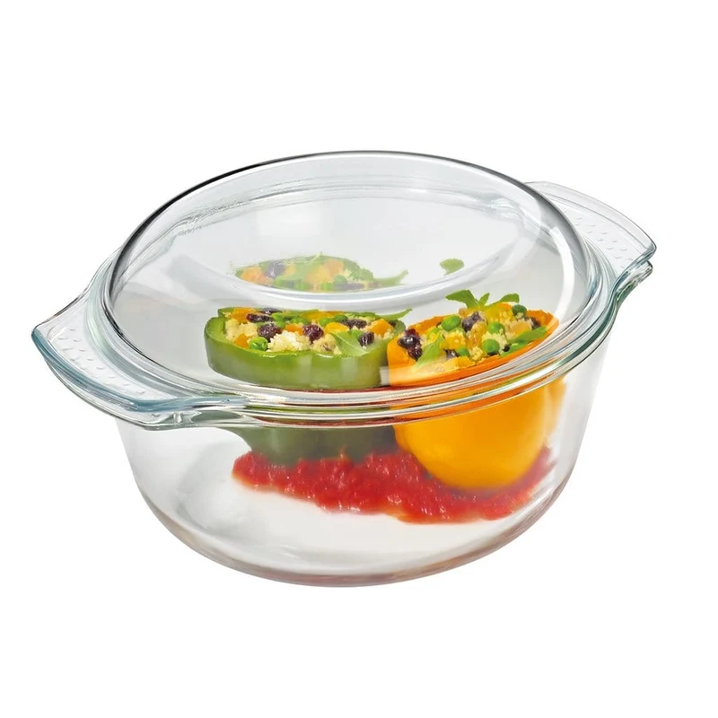 Bol de cristal con tapa Küchenprofi