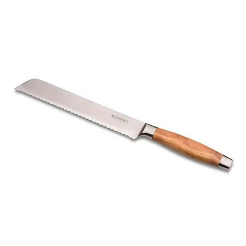 Cuchillo para Pan Le Creuset de acero damasco
