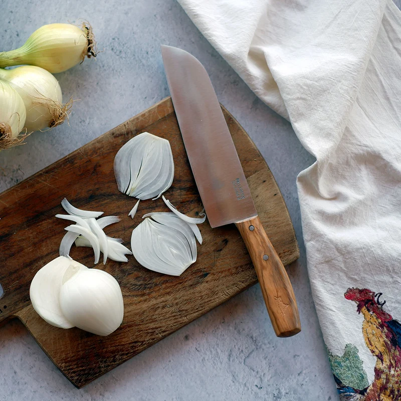 Cuchillo Chef con mango de madera de olivo Pallarès