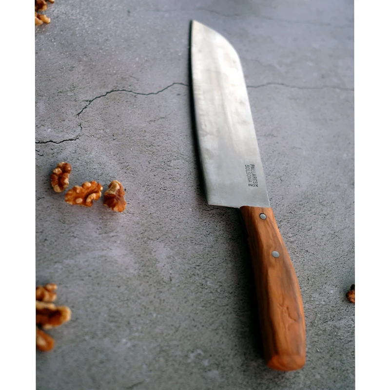 Cuchillo Chef con mango de madera de olivo Pallarès