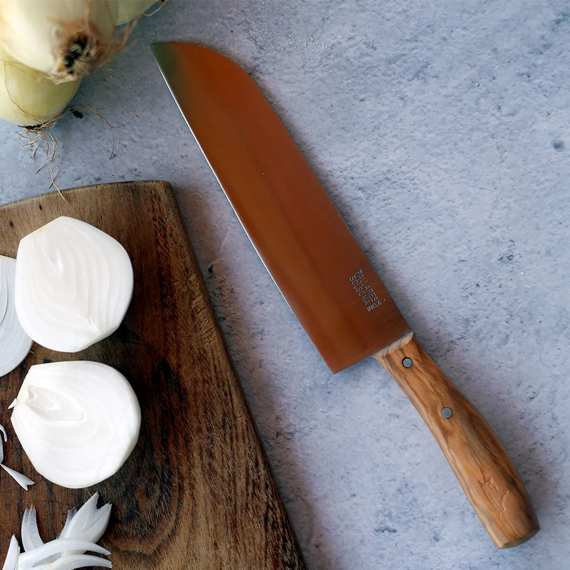 Cuchillo Chef con mango de madera de olivo Pallarès