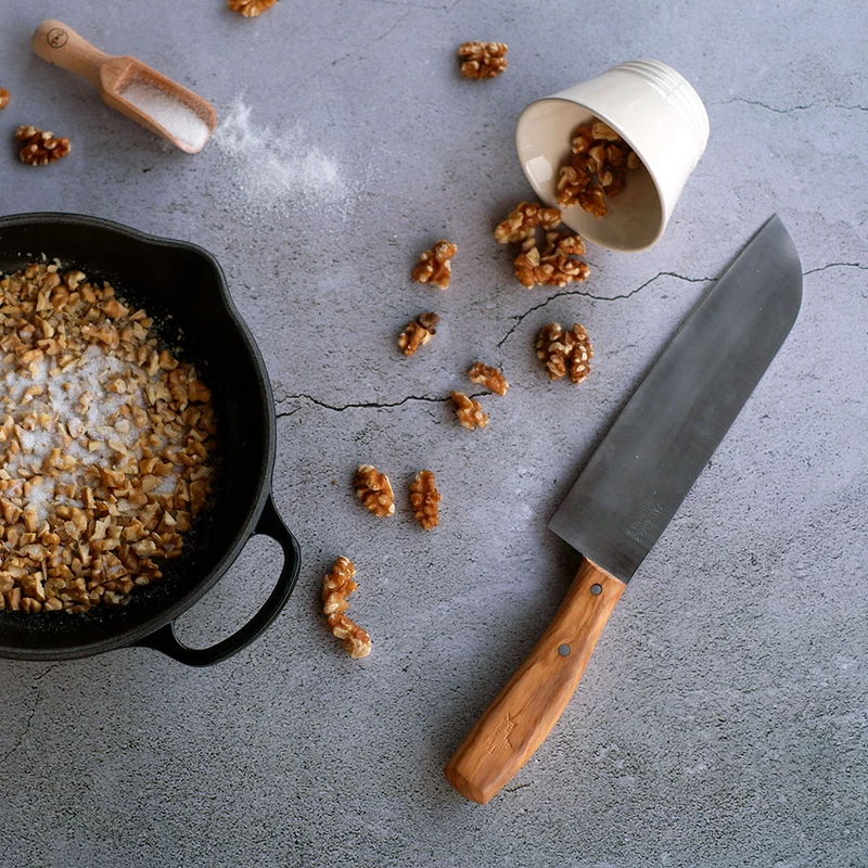 Cuchillo Chef con mango de madera de olivo Pallarès