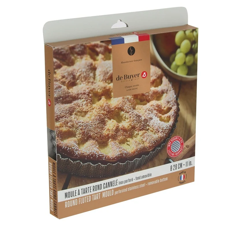 Molde para tartas y quiches con papel de hornear De Buyer