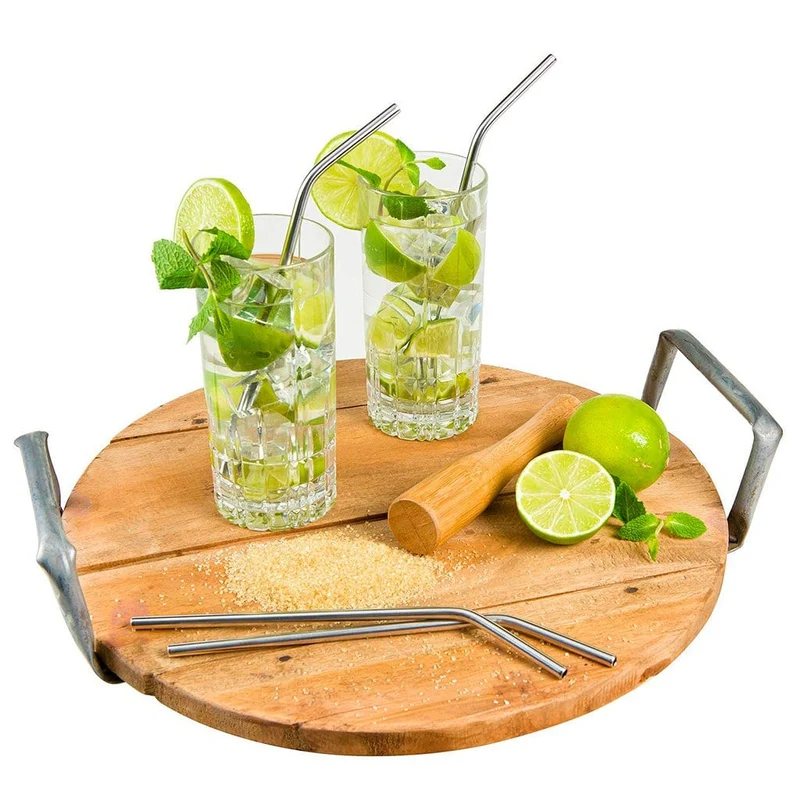 Pajitas de acero inoxidable Lurch