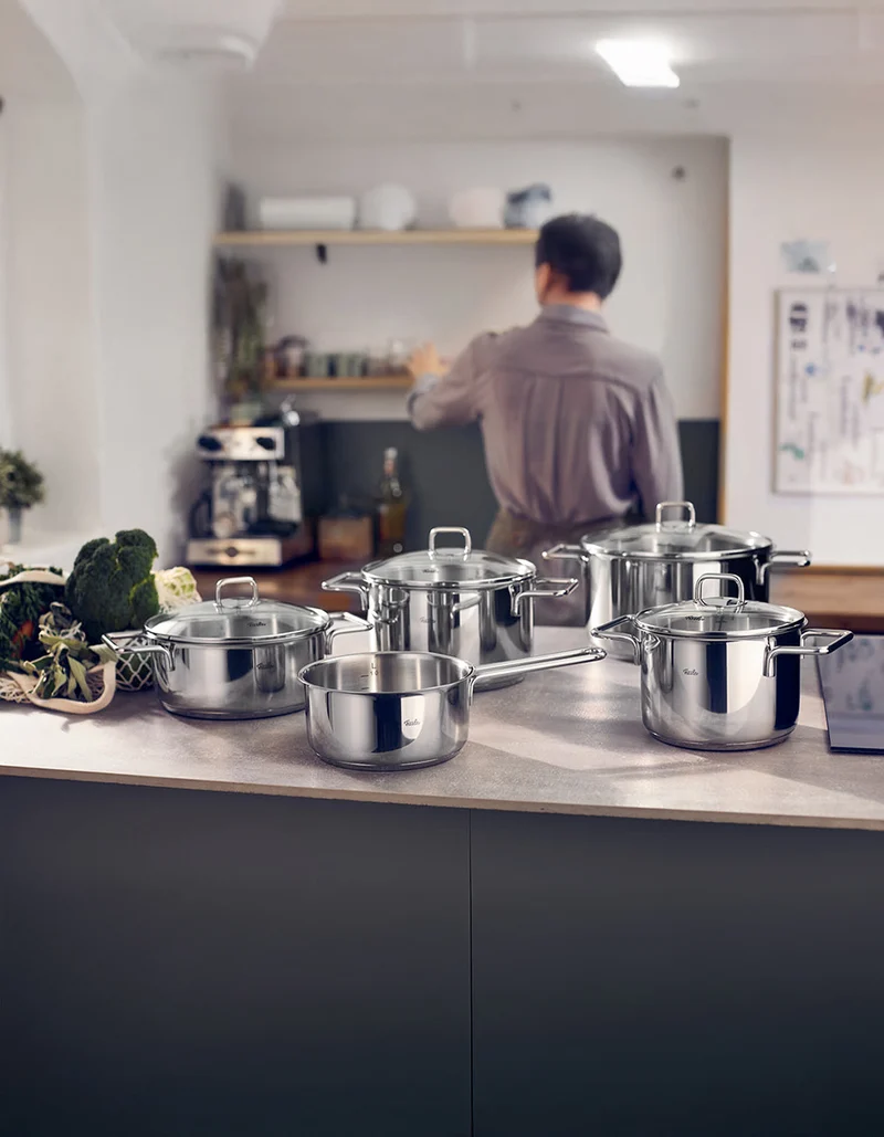 Fissler LumiTherm 5-tlg. Topf-Set mit Glasdeckel