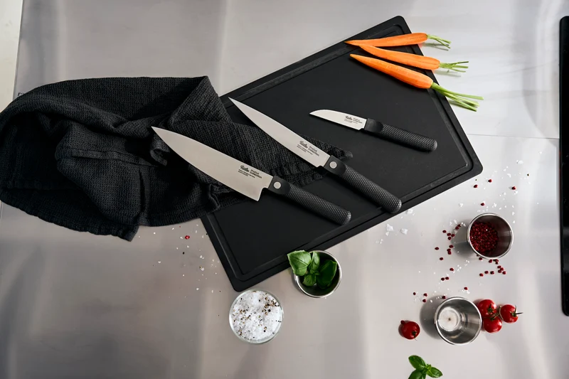 Fissler ProCut 3-tlg. Set aus Gemüsemesser, Fleischmesser und Kochmesser