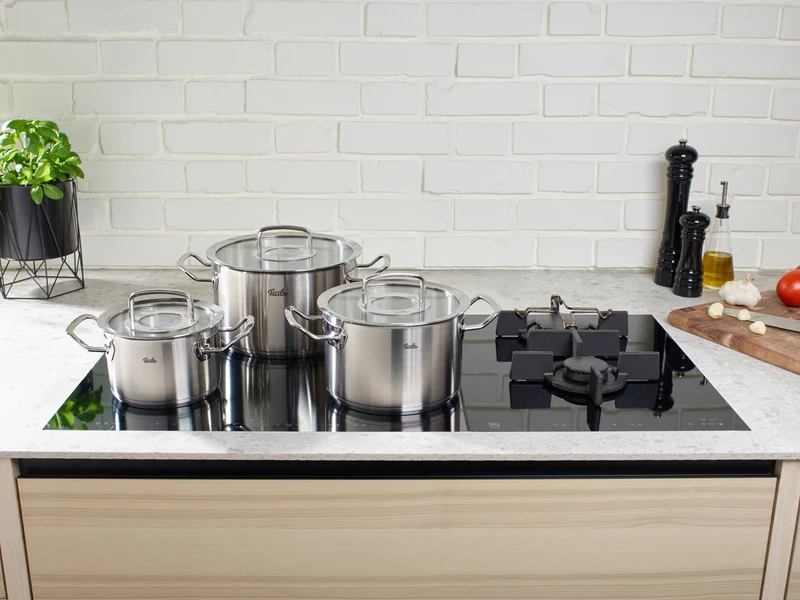 Original-Profi Collection® 6-tlg. Topf-Set mit Glasdeckeln