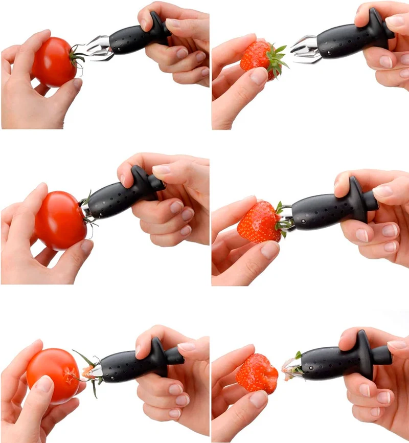 Descorazonador quita tallos de fresas y tomates de WMF