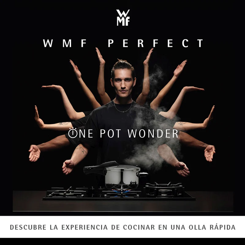 Conjunto olla rápida WMF Perfect 8,5+4,5L
