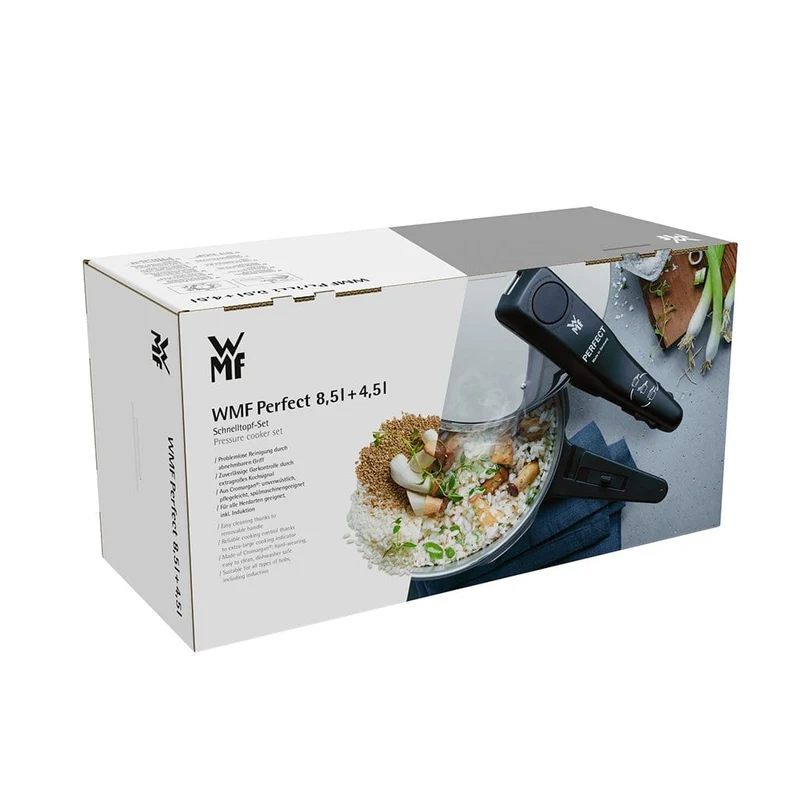 Conjunto olla rápida WMF Perfect 8,5+4,5L