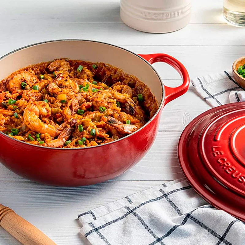 Cocotte redonda baja Signature Le Creuset