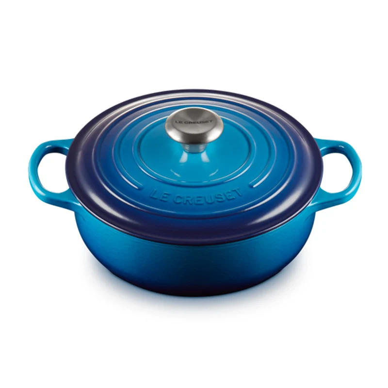 Cocotte redonda baja Signature Le Creuset