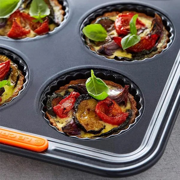 Molde antiadherente para tartaletas Le Creuset