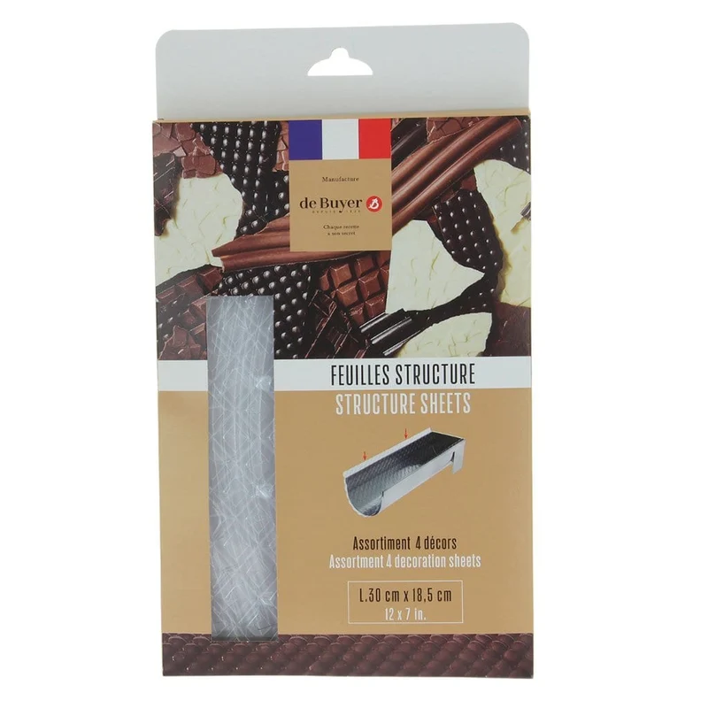 Set de 4 hojas para decorar De Buyer