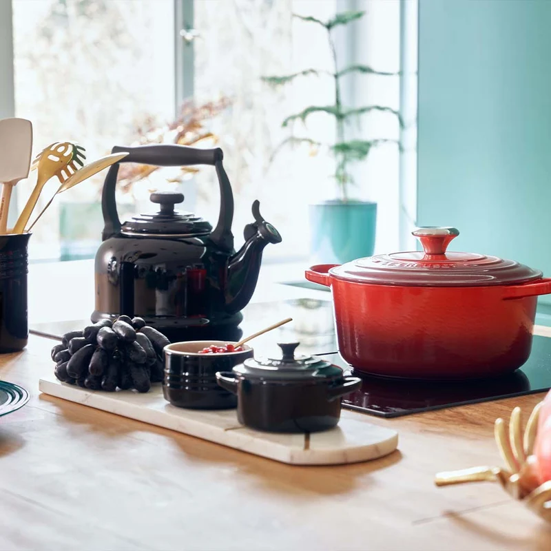 Set de 4 mini cocottes cerámicas Le Creuset