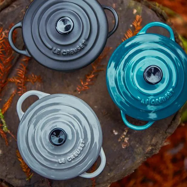 Set de 4 mini cocottes cerámicas Le Creuset