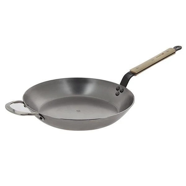 Sartén hierro mineral B con mango de haya De Buyer