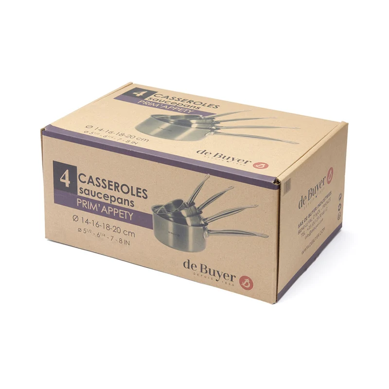 Cazo de acero inoxidable Prim Appety de De Buyer
