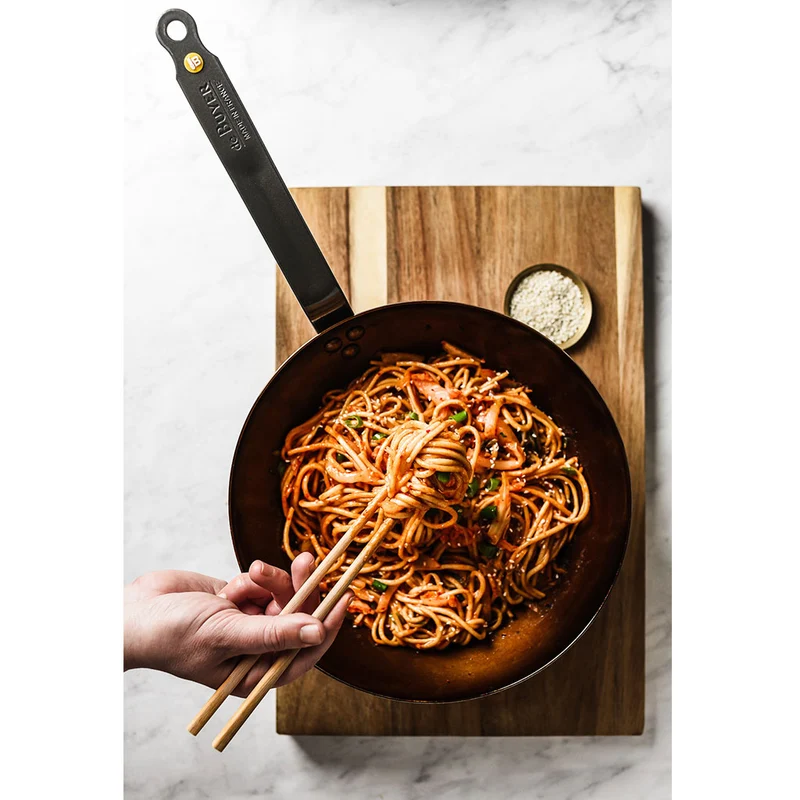 Wok de hierro mineral B De Buyer