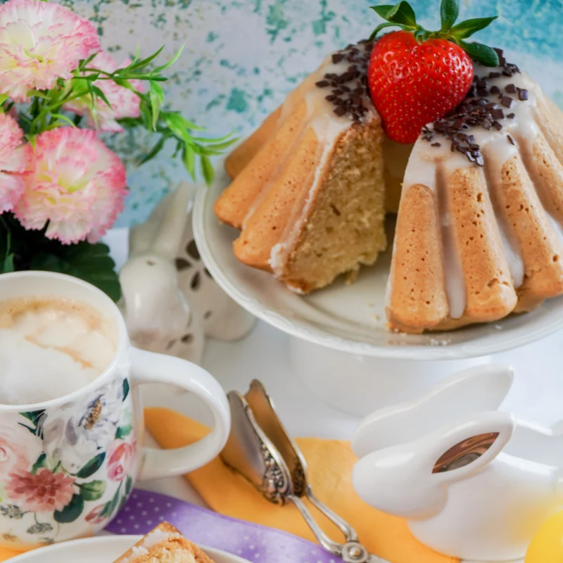 Molde de aluminio Lotus Bundt Nordic Ware