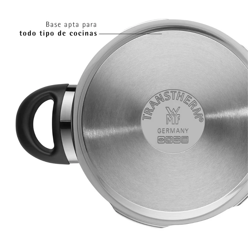 Conjunto olla rápida WMF Perfect Plus 6,5+3L