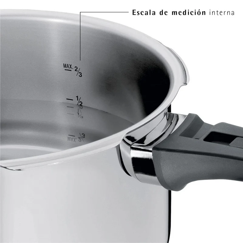 Conjunto olla rápida WMF Perfect Plus 6,5+3L