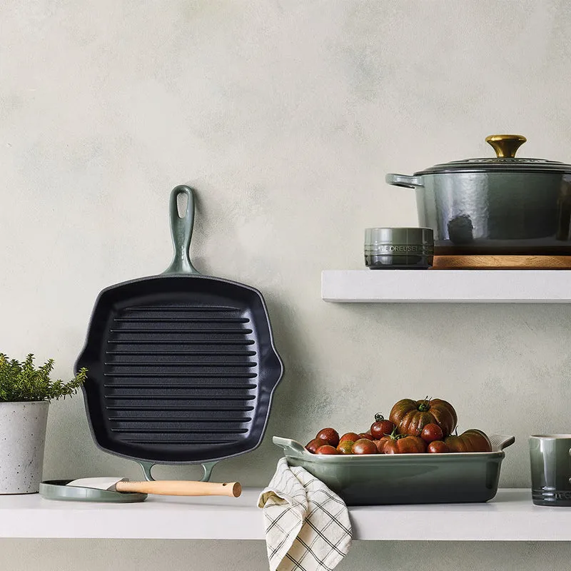Sartén skillet grill cuadrada Le Creuset
