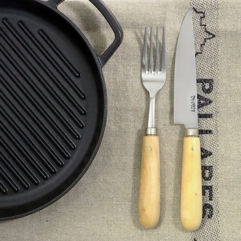 Cuchillos Pallarès INOX con mango de boj (mesa y cocina)