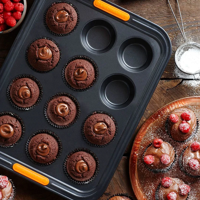 Molde antiadherente para magdalenas Le Creuset
