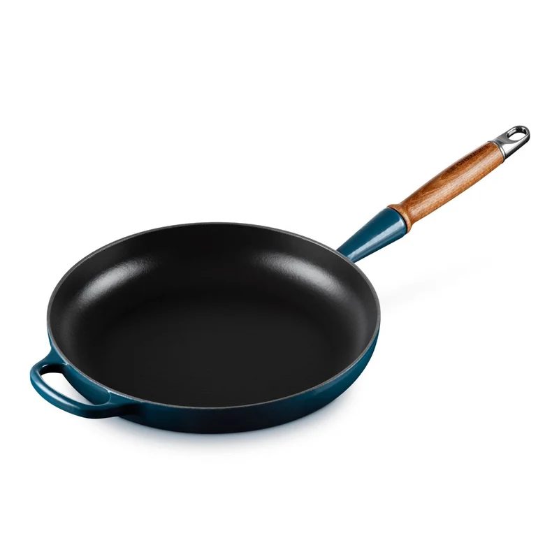 Sartén de hierro con mango de madera Le Creuset